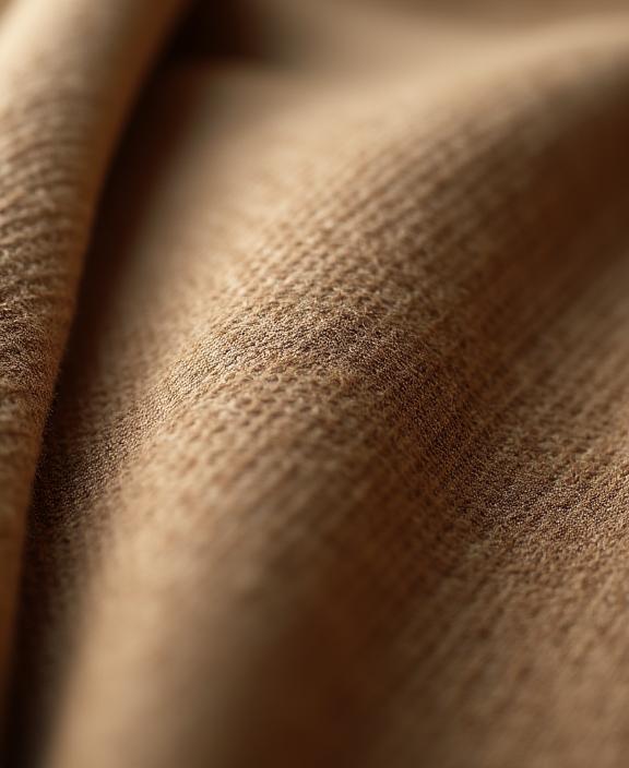 Close-up shot of high-quality, textured fabric from a bespoke garment, showcasing fine craftsmanship.